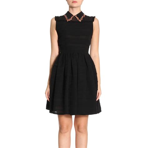 miu miu collar dress|Designer Women's Dresses .